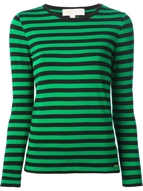 t shirt michael kors mujer|Michael Kors shirt striped.